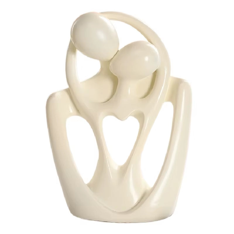 Nordic Abstract Couple Statue - Modern Home Decor & Gift for Wine and TV Cabinets