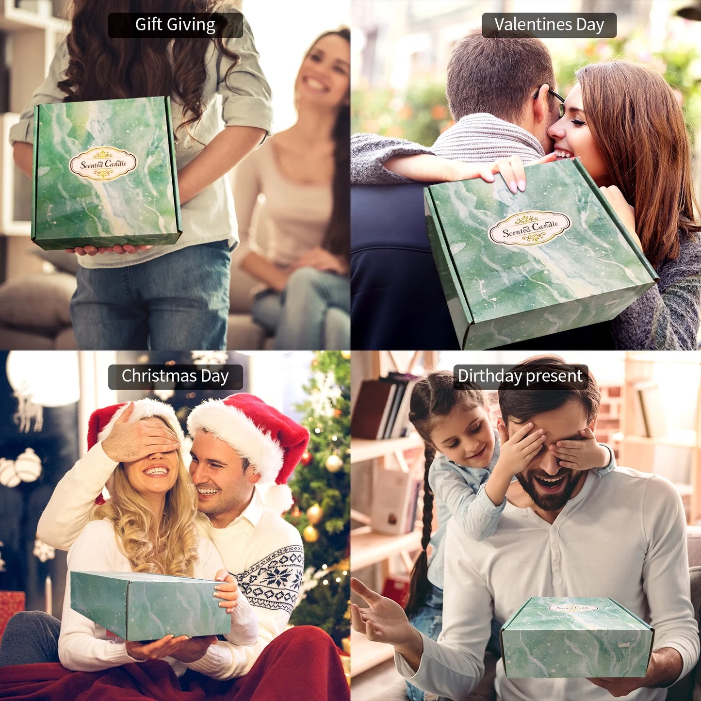 Treat Her to a Luxurious Scented Candle Gift Set! 🍂✨ Perfect for Stress Relief & Every Occasion - Birthdays, Holidays, and More! 🕯️💖