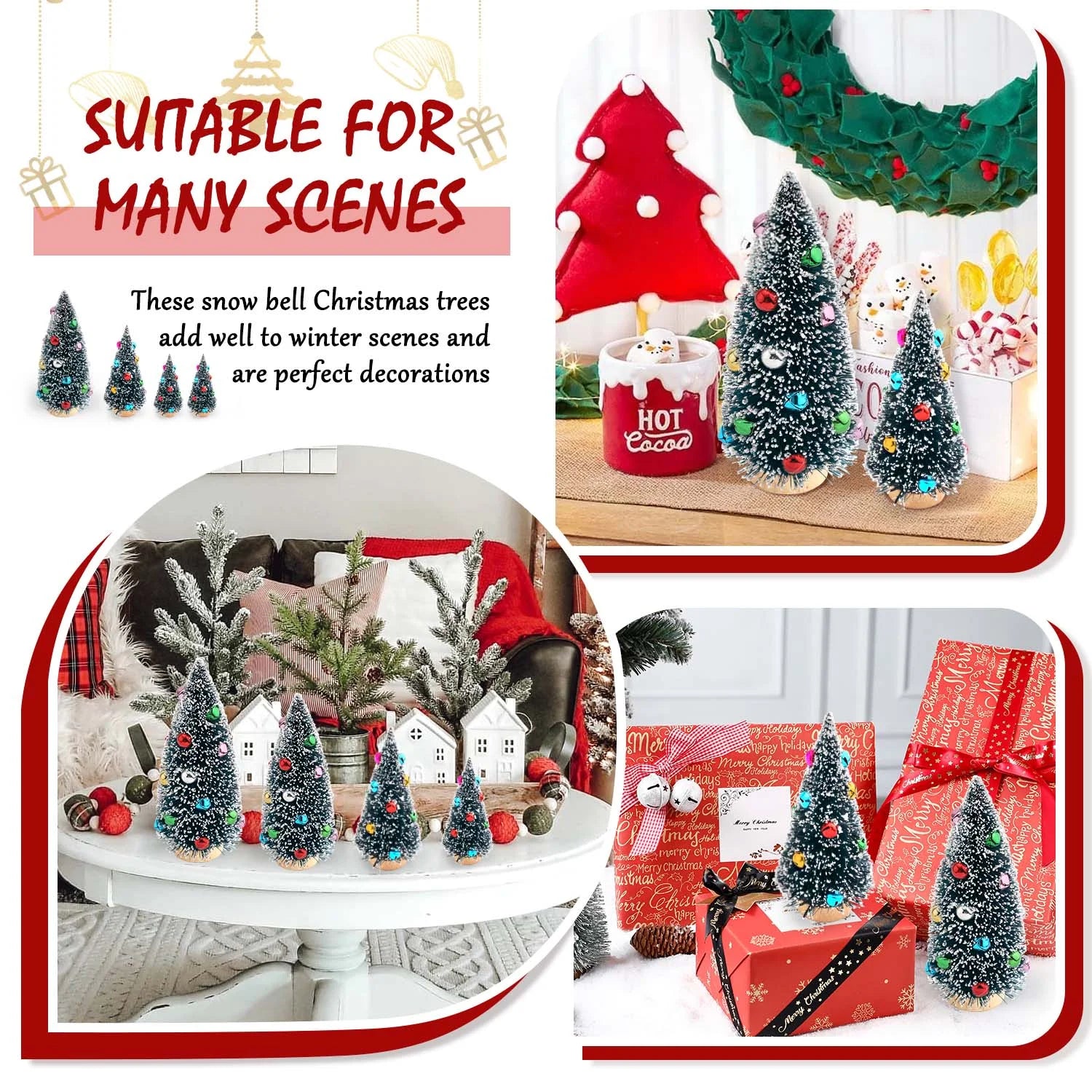 Tiny Faux Fir Five-Pack: The Micro Christmas Forest with Bling - Little Brush Trees to Deck Your Halls and Confound Your Cats!