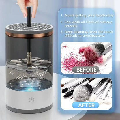 GlamSwirl – Automatic Brush Washer & Instant Dryer