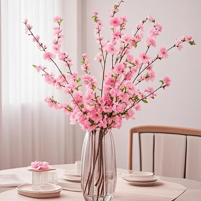 Stunning 106cm Artificial Peach Blossom Branch - Perfect for Home, Garden, Weddings & DIY Decor! 🌸✨ #FlowerPower #HomeDecor #WeddingVibes