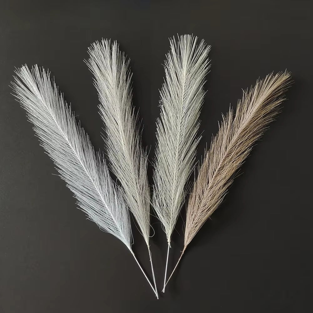 Transform Your Space with 10 Pcs Fluffy Artificial Pampas Grass - Perfect for Birthdays, Weddings, and DIY Home Decor! 🌾✨