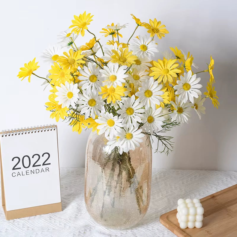 Brighten up your space with our stunning 52Cm White Daisy Bouquet! ✨ Perfect for home, garden, or wedding decor! 🌼💍 #DIY #HomeDecor #WeddingInspiration