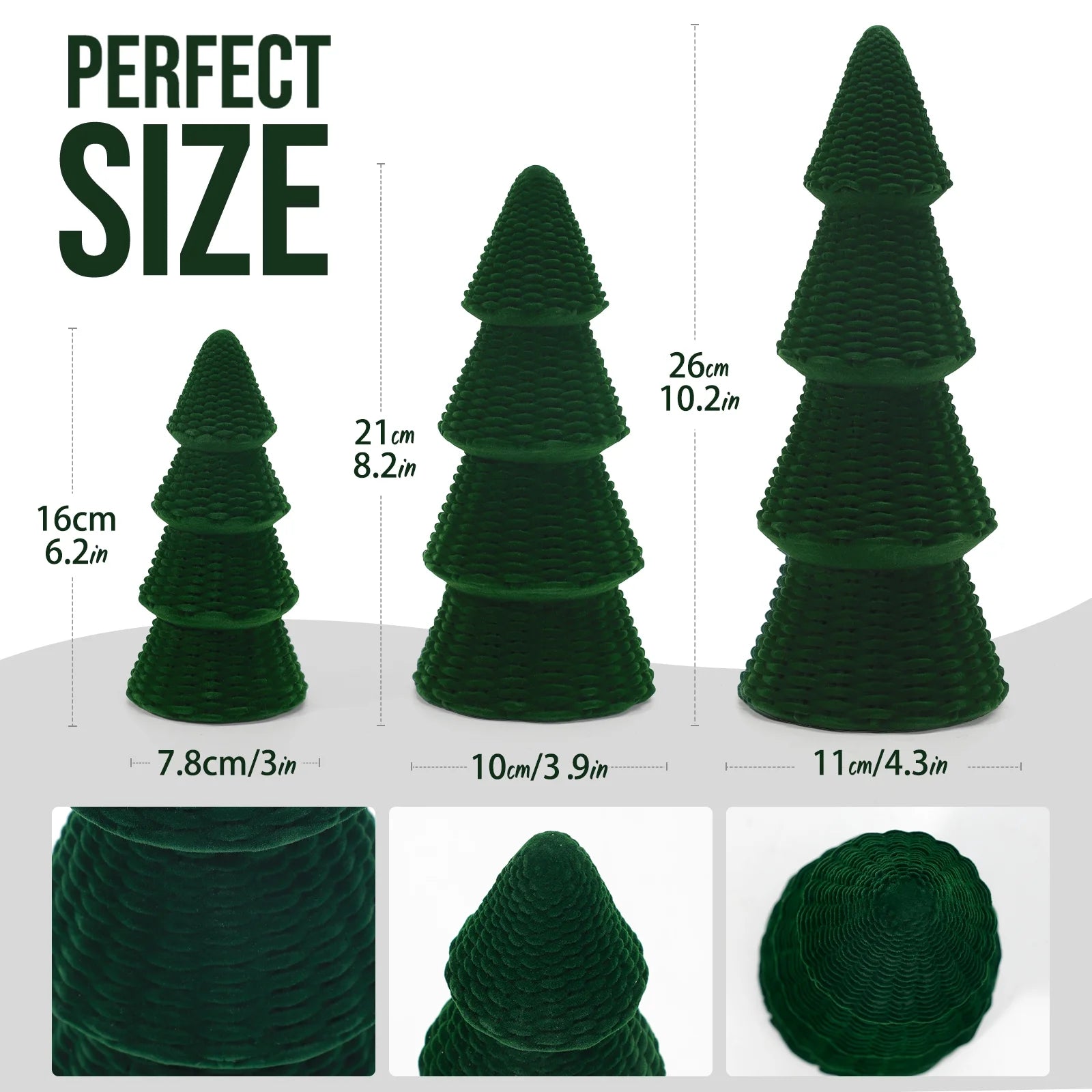 Funky Velvet Mini Christmas Trees: The Perfect Tiny Forest for Your Tabletop Holiday Shenanigans!