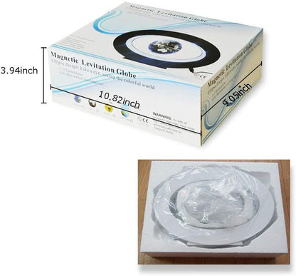Floating Globe Desk Toy - Perpetual Motion Decoration with Magnetic Rotation for Home & Office