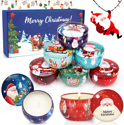 Yule Light Up Your Life: 8-Pack of Jolly Scented Candles for Coworker Gifting Chaos and Festive Birthday Shenanigans!
