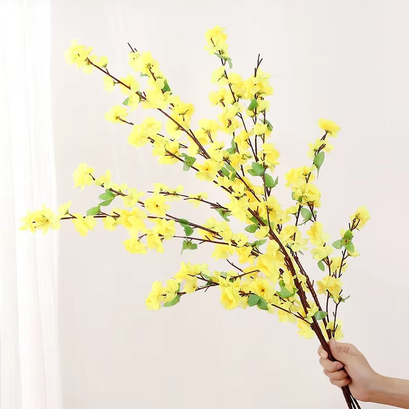 Stunning 106cm Artificial Peach Blossom Branch - Perfect for Home, Garden, Weddings & DIY Decor! 🌸✨ #FlowerPower #HomeDecor #WeddingVibes