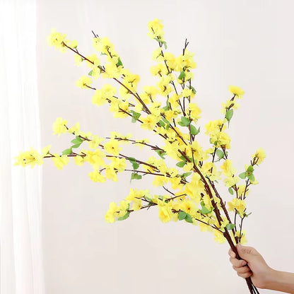 Stunning 106cm Artificial Peach Blossom Branch - Perfect for Home, Garden, Weddings & DIY Decor! 🌸✨ #FlowerPower #HomeDecor #WeddingVibes