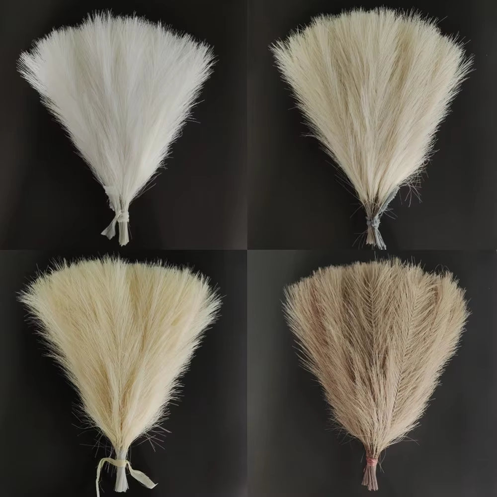 Transform Your Space with 10 Pcs Fluffy Artificial Pampas Grass - Perfect for Birthdays, Weddings, and DIY Home Decor! 🌾✨