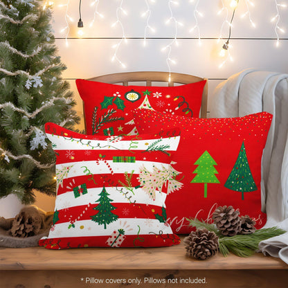 Jingle Bell Pillows: 4 Cozy Covers That Make Your Couch More Festive Than Santa's Workshop!