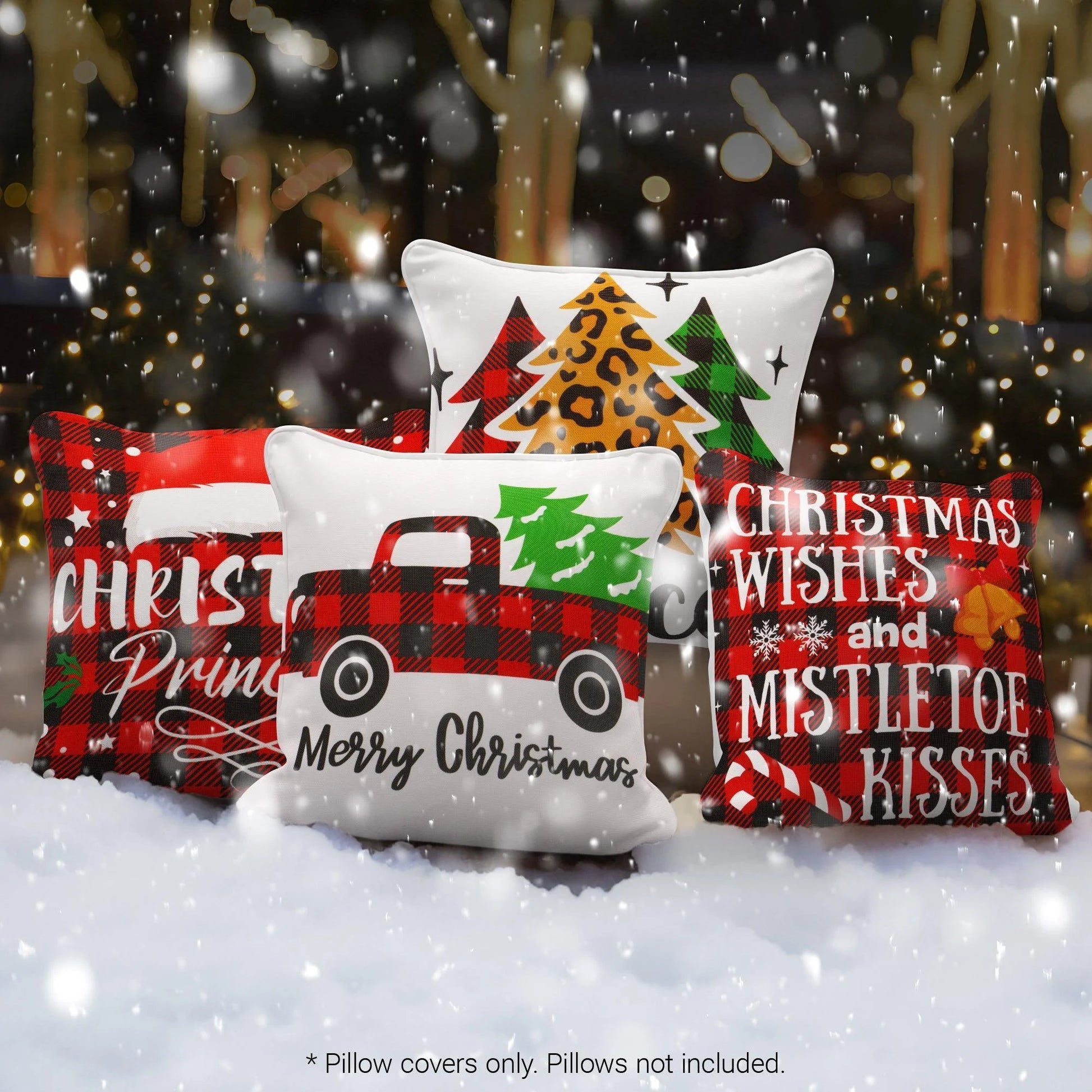 Pillow Fight Under the Mistletoe: Festive Fluff Covers for Your Couch, Because Even Your Sofa Deserves a Holiday Makeover!