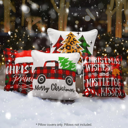 Pillow Fight Under the Mistletoe: Festive Fluff Covers for Your Couch, Because Even Your Sofa Deserves a Holiday Makeover!