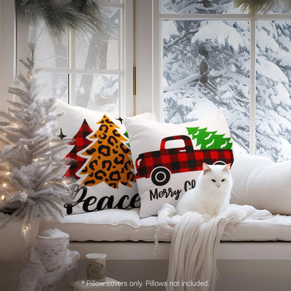 Pillow Fight Under the Mistletoe: Festive Fluff Covers for Your Couch, Because Even Your Sofa Deserves a Holiday Makeover!