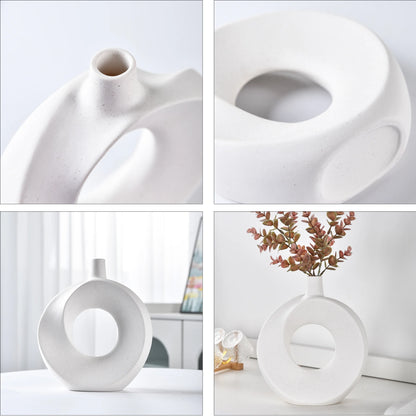 Elegant Modern Ceramic Vase Set - Perfect for Home Decor