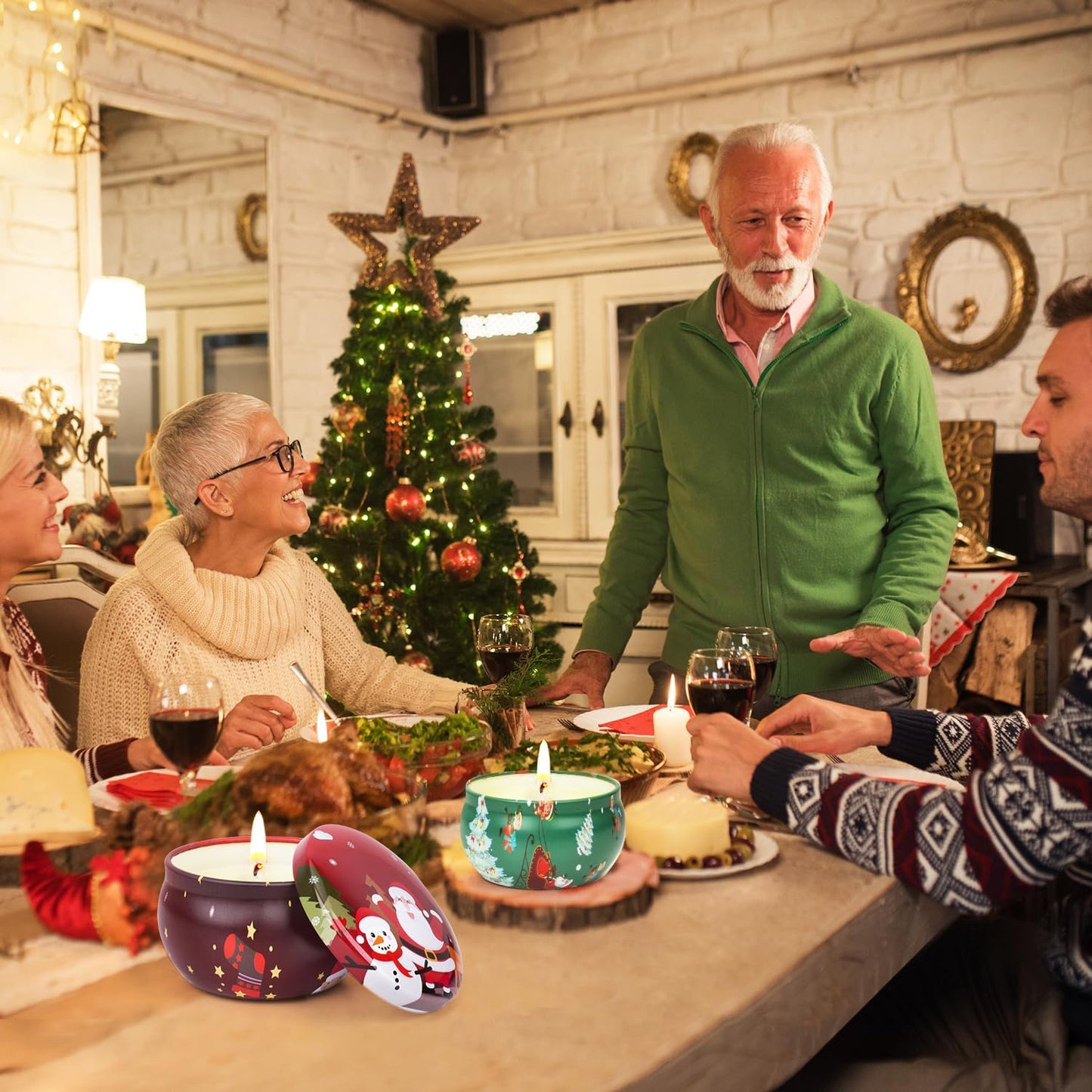 Yule Light Up Your Life: 8-Pack of Jolly Scented Candles for Coworker Gifting Chaos and Festive Birthday Shenanigans!