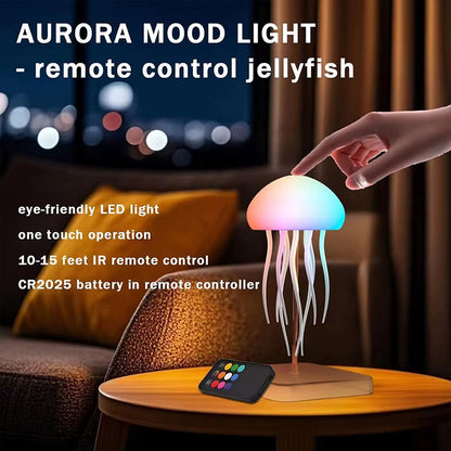 Lumora Lamp – Rechargeable Night Light with 9 Floating Tentacles, 11 Colors, Smart Touch & Remote Control – Bedside, Desk & Home Décor