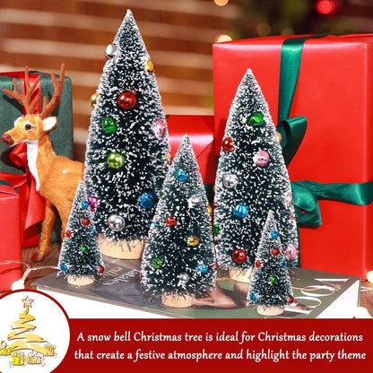 Tiny Faux Fir Five-Pack: The Micro Christmas Forest with Bling - Little Brush Trees to Deck Your Halls and Confound Your Cats!