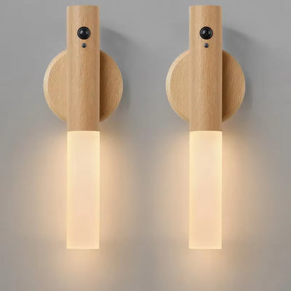 Rechargeable Smart Motion Sensor LED Night Light - Magnetic, Portable & Perfect for Any Room!