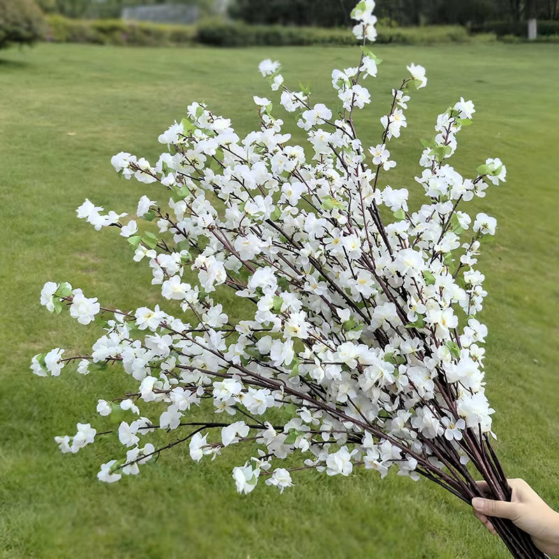 Stunning 106cm Artificial Peach Blossom Branch - Perfect for Home, Garden, Weddings & DIY Decor! 🌸✨ #FlowerPower #HomeDecor #WeddingVibes