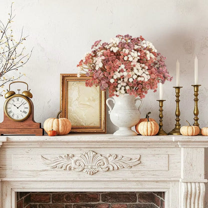 Elevate Your Autumn Vibes with 10 Realistic Baby Breath Bouquets! 🍂💐 Perfect for Fall Decor!