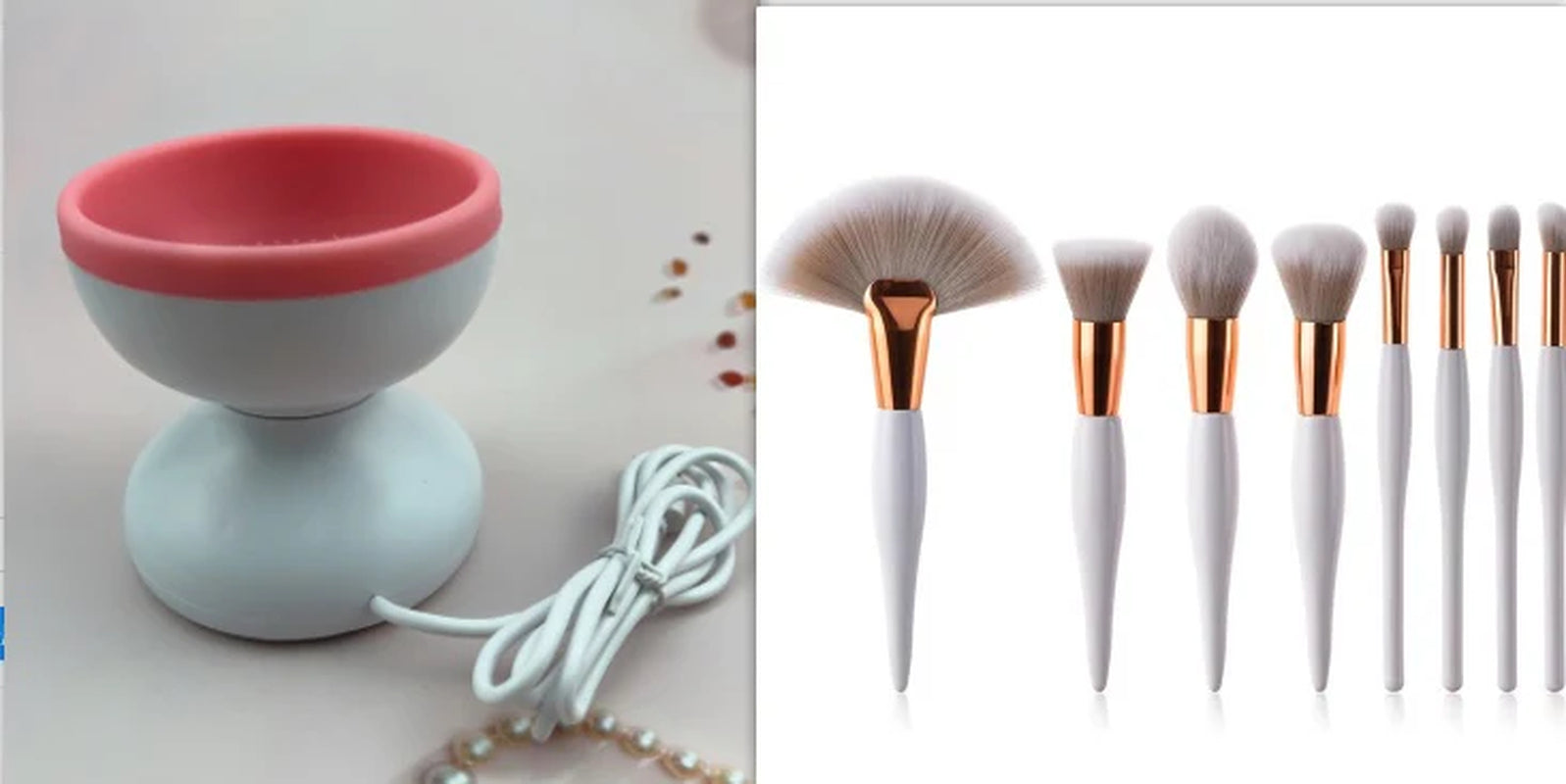 Say goodbye to dirty brushes! 🧖‍♀️✨ Check out this Portable USB Electric Makeup Brush Cleaner – a game changer for flawless beauty! 💄🖌️ #MakeupMustHave #GlamOnTheGo