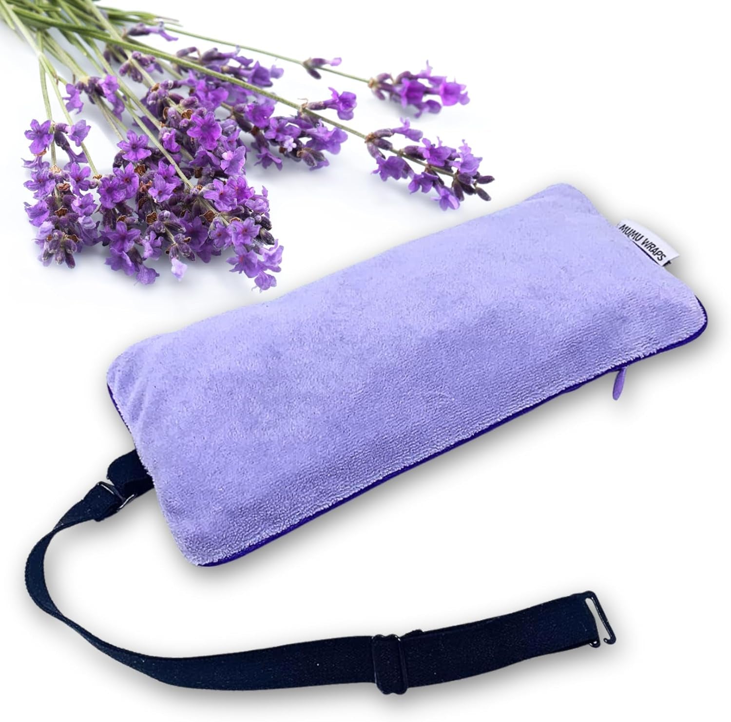 Unwind in Bliss with Mumu Wraps Lavender Eye Pillow 🌿✨ Perfect for Sleep, Yoga, and Meditation! 🧘‍♀️💕 Includes Extra Cover - The Ultimate Self-Care Gift for Moms and Women! #Relaxation #Aromatherapy #SelfCare