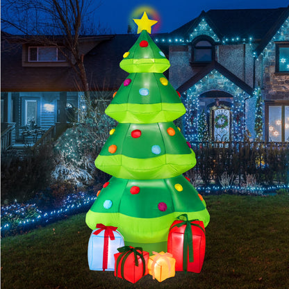 Make your holidays magical with our 10Ft Inflatable Christmas Tree! 🎄✨ The perfect outdoor decoration featuring 10 bright LED lights! #ChristmasDecor #InflatableTree