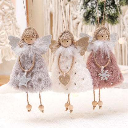 Holiday Hilarity: Three Tiny Angelic Ornament Dolls Ready to Hang Out on Your Tree!