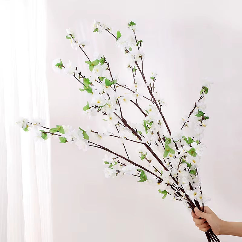 Stunning 106cm Artificial Peach Blossom Branch - Perfect for Home, Garden, Weddings & DIY Decor! 🌸✨ #FlowerPower #HomeDecor #WeddingVibes