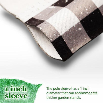 12X18 Inch Christmas Bling for Your Garden: G128 Mittens Wearing Evergreen Like They’re Going to a Festive Socks Party!