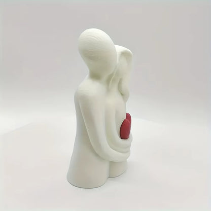 Modern Love Embracing Couple 3D Printing Statues - Stylish Home Decor & Perfect Gift Ideas