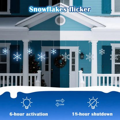 Brighten up your holidays with our stunning 9ft Christmas Snowflake String Lights! ❄️✨ Featuring 10 beautiful blue & cool white LEDs with a magical twinkle effect, these connectable, waterproof lights are perfect for your indoor and outdoor decor. Illuminate your eaves, garden, and yard in style! #HolidayDecor #ChristmasLights