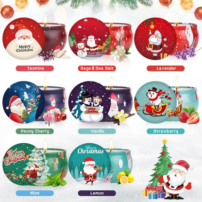 Yule Light Up Your Life: 8-Pack of Jolly Scented Candles for Coworker Gifting Chaos and Festive Birthday Shenanigans!