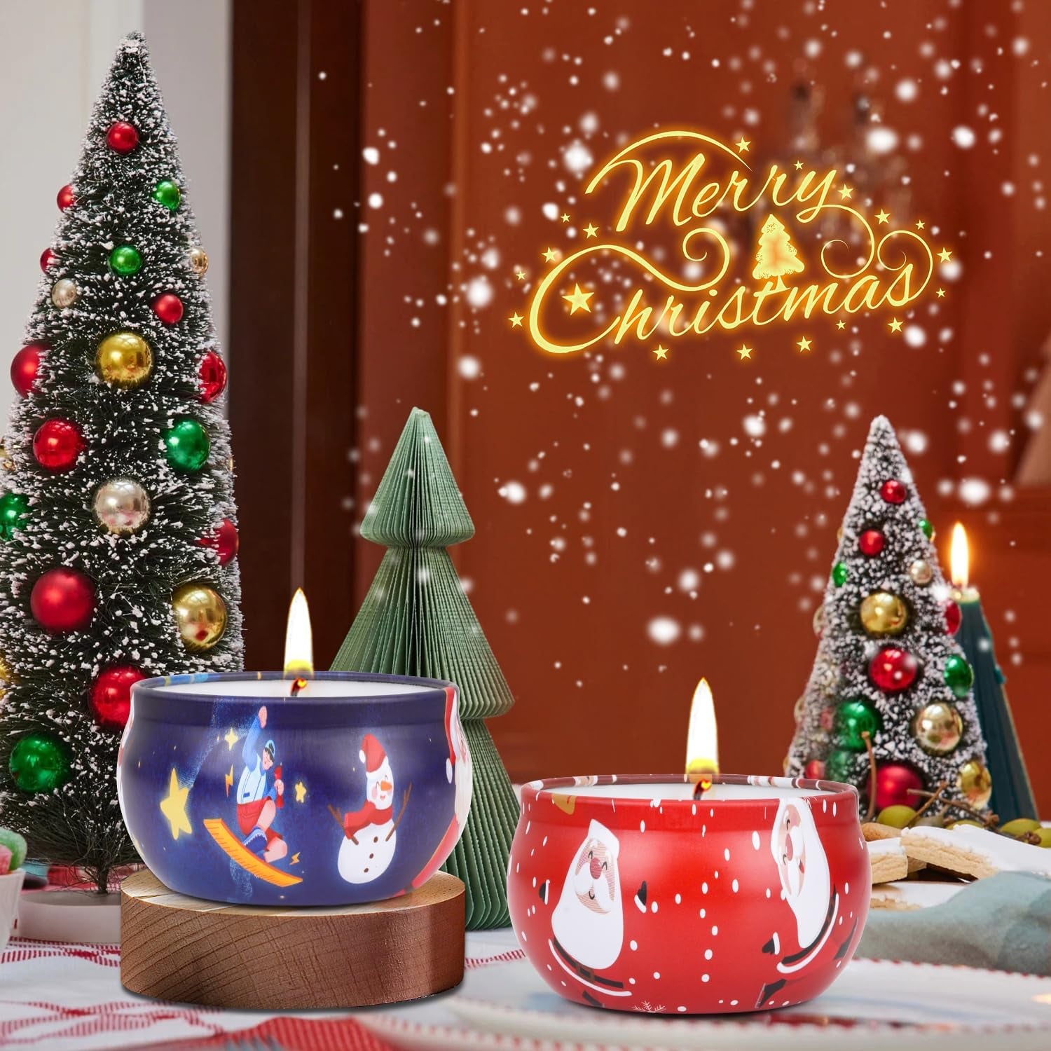 Yule Light Up Your Life: 8-Pack of Jolly Scented Candles for Coworker Gifting Chaos and Festive Birthday Shenanigans!