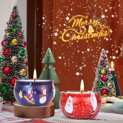Yule Light Up Your Life: 8-Pack of Jolly Scented Candles for Coworker Gifting Chaos and Festive Birthday Shenanigans!