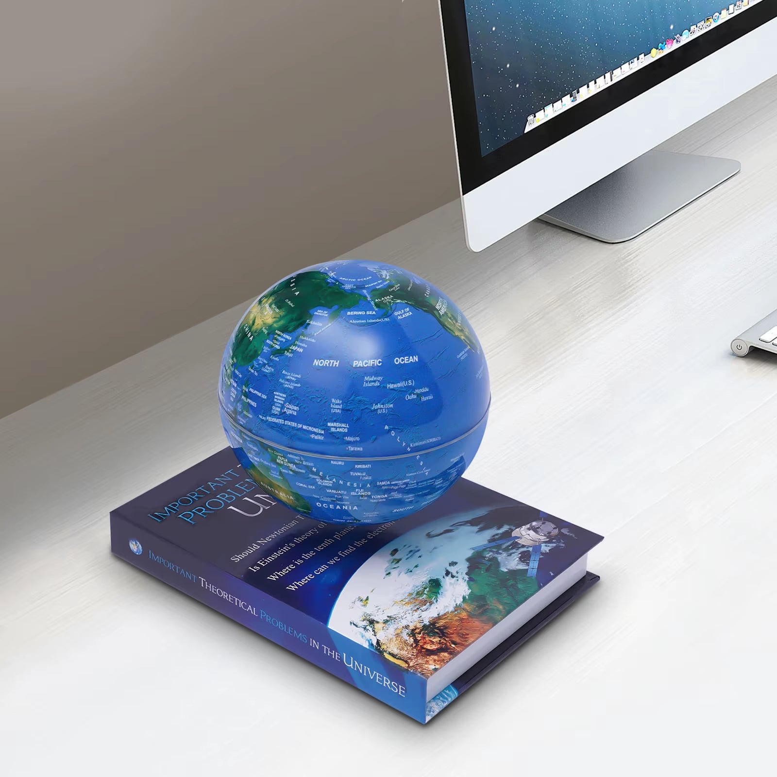 Levitate Your World: Stunning Magnetic Floating Globe with RGB LED Lights - Perfect Décor & Gift!