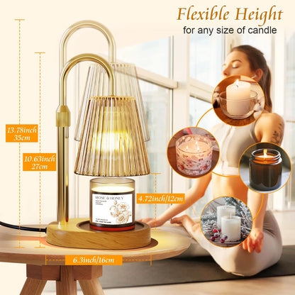 Transform Your Space with Our Timer Candle Warmer Lamp—Perfect Gift for Moms & Housewarming Celebrations! 🕯️✨