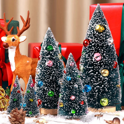 Tiny Faux Fir Five-Pack: The Micro Christmas Forest with Bling - Little Brush Trees to Deck Your Halls and Confound Your Cats!