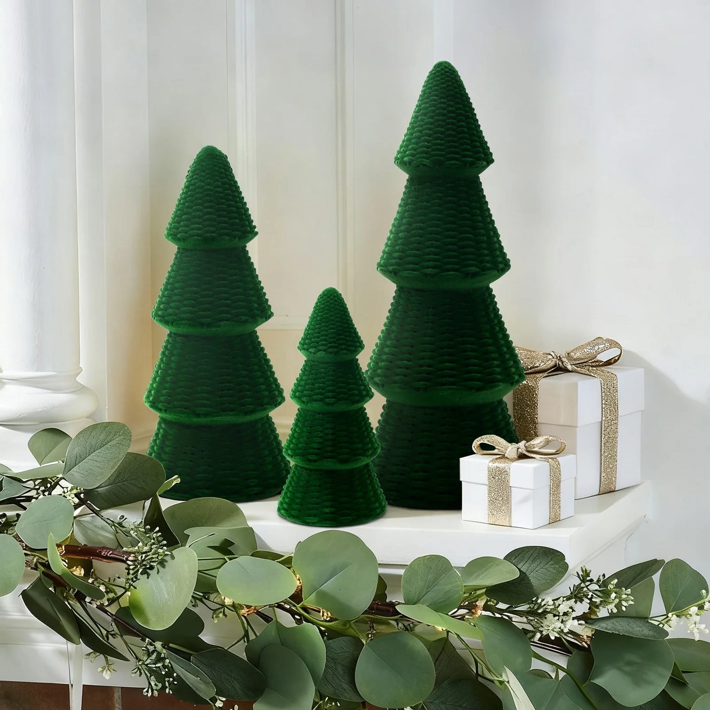 Funky Velvet Mini Christmas Trees: The Perfect Tiny Forest for Your Tabletop Holiday Shenanigans!