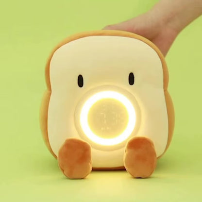 Furry Toasty Wake-Up Buddy: The LED Alarm Clock That Stands Your Phone and Dims Your Dreams!