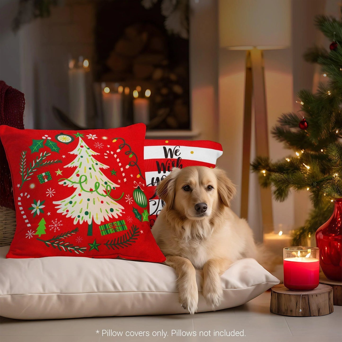 Jingle Bell Pillows: 4 Cozy Covers That Make Your Couch More Festive Than Santa's Workshop!