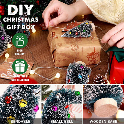 Tiny Faux Fir Five-Pack: The Micro Christmas Forest with Bling - Little Brush Trees to Deck Your Halls and Confound Your Cats!