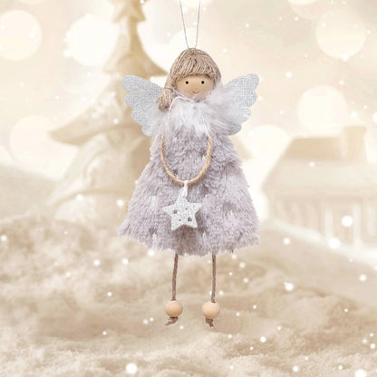 Holiday Hilarity: Three Tiny Angelic Ornament Dolls Ready to Hang Out on Your Tree!