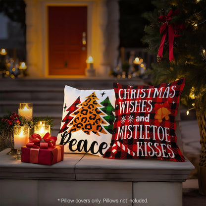 Pillow Fight Under the Mistletoe: Festive Fluff Covers for Your Couch, Because Even Your Sofa Deserves a Holiday Makeover!