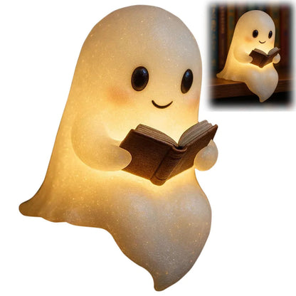 CozyGhost LED Night Light – Adorable Ghost Bedside Lamp, Warm Glow, Perfect for Kids & Halloween Gifts
