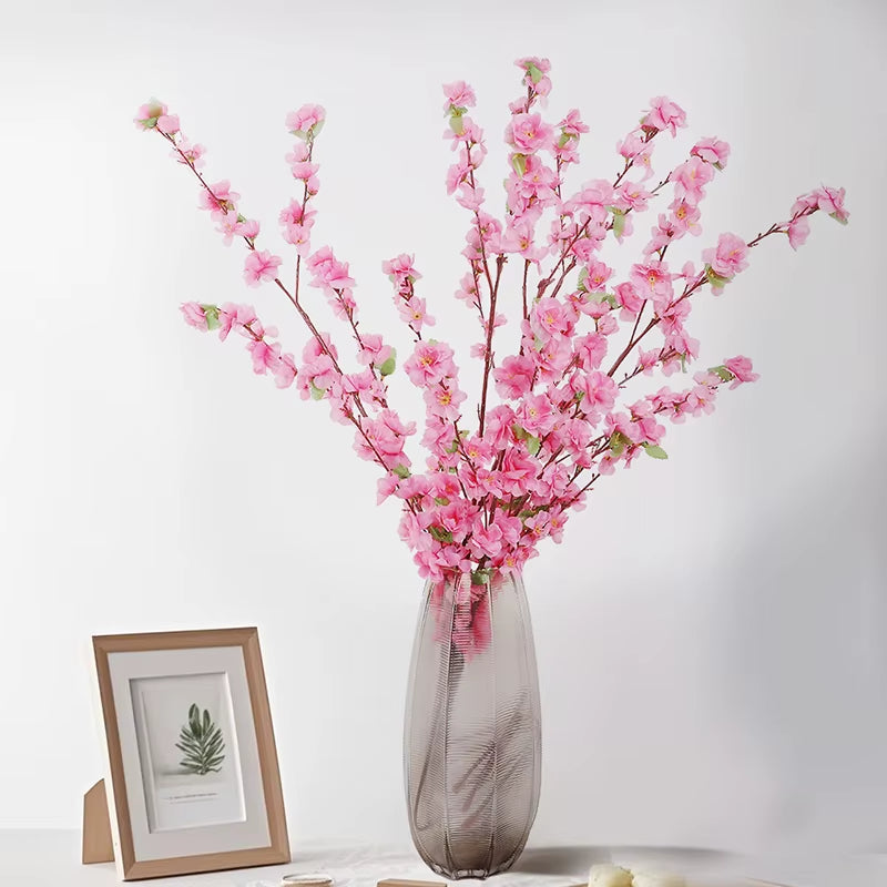 Stunning 106cm Artificial Peach Blossom Branch - Perfect for Home, Garden, Weddings & DIY Decor! 🌸✨ #FlowerPower #HomeDecor #WeddingVibes