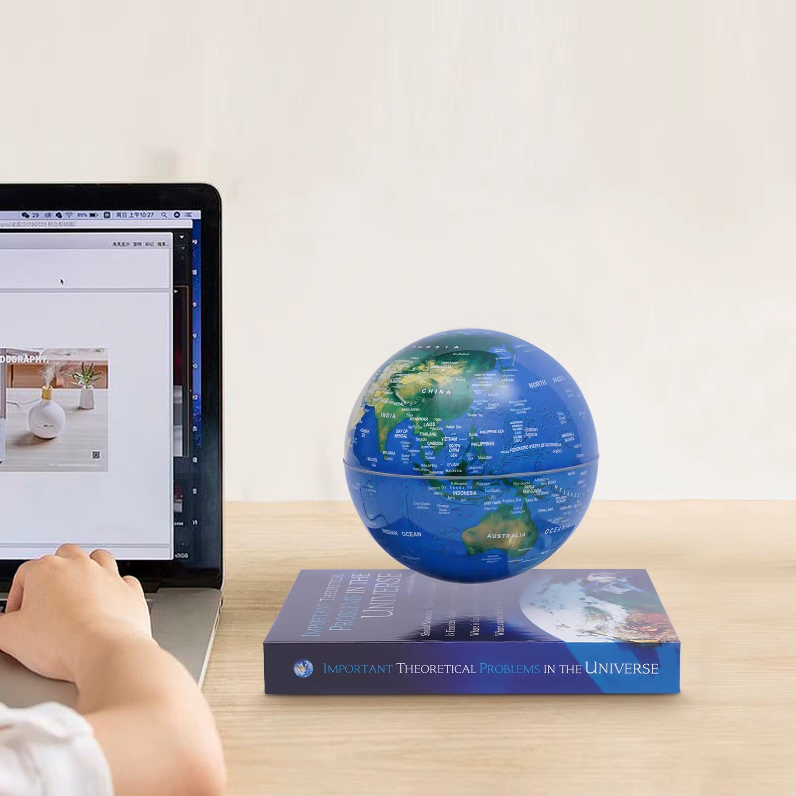 Levitate Your World: Stunning Magnetic Floating Globe with RGB LED Lights - Perfect Décor & Gift!