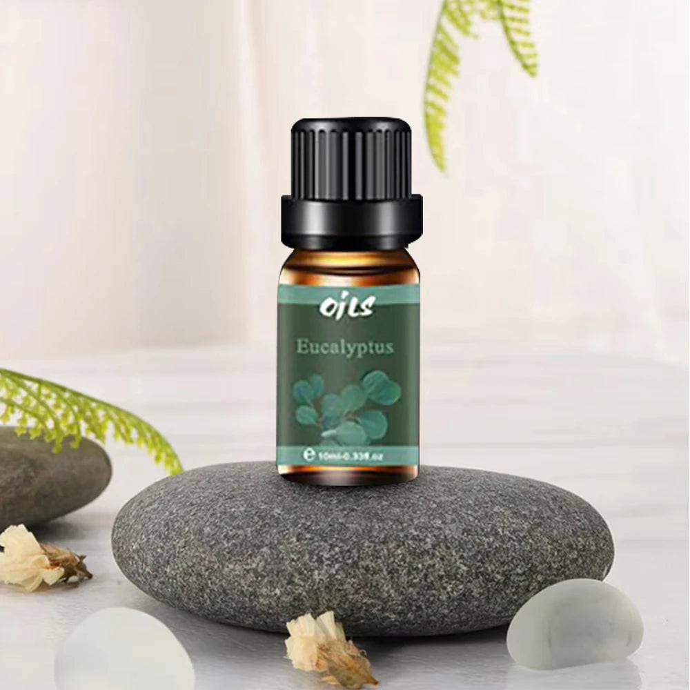 Revitalize Your Space with Our Natural Essential Oils Blend: Eucalyptus, Vanilla, Citronella, Rosemary, Peppermint & Lemongrass