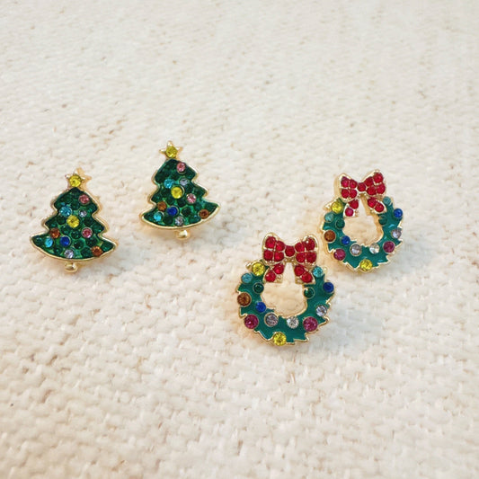 Jingle Bell Bling: Tiny Trees and Wreaths to Deck Your Ears!