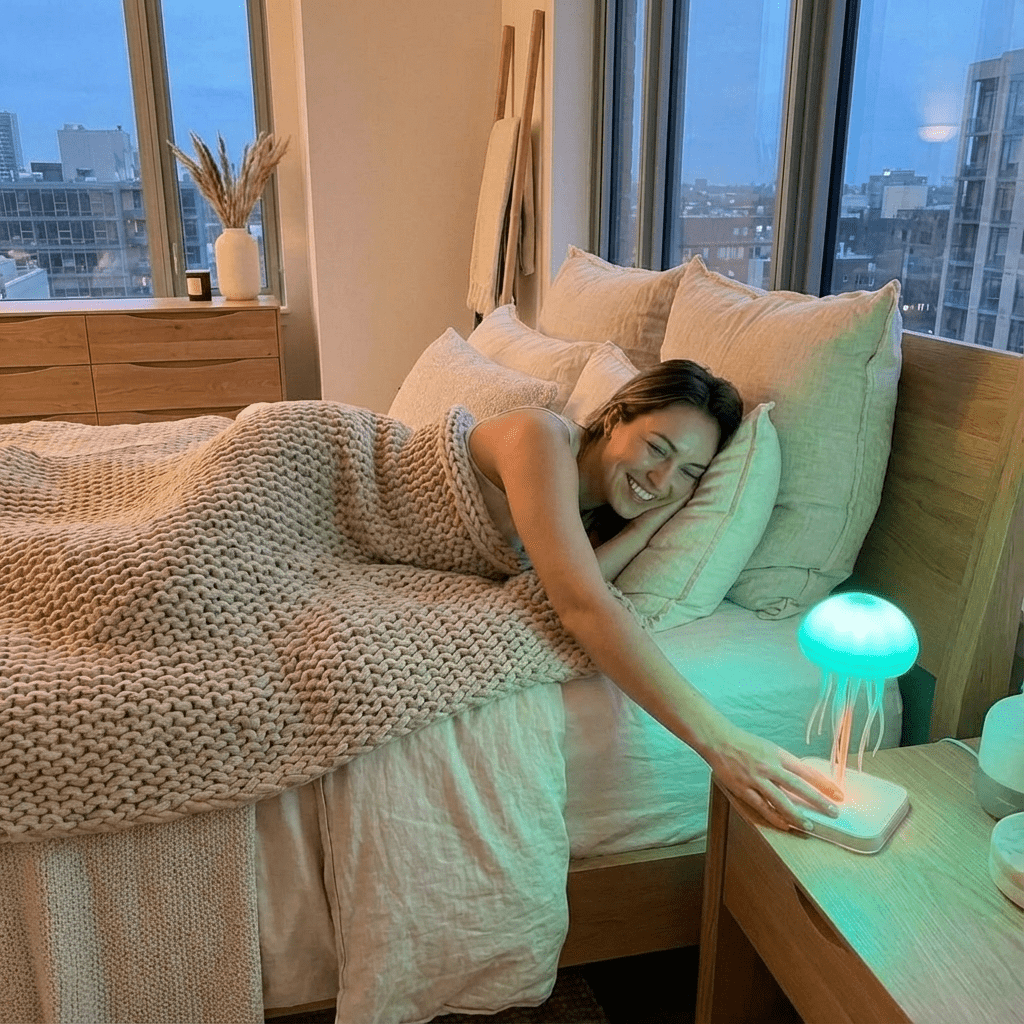 Lumora Lamp – Festive Soft Gradient Mood Light for Cozy Holiday Décor 🎄